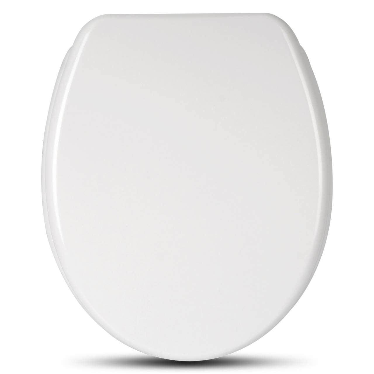 Abattant wc siège de toilette en forme de d à fermeture douce pour salle de  bain familiale blanc helloshop26 19_0000736 - Conforama