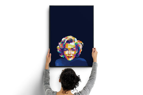 Your favorite canvas art print on the wall.