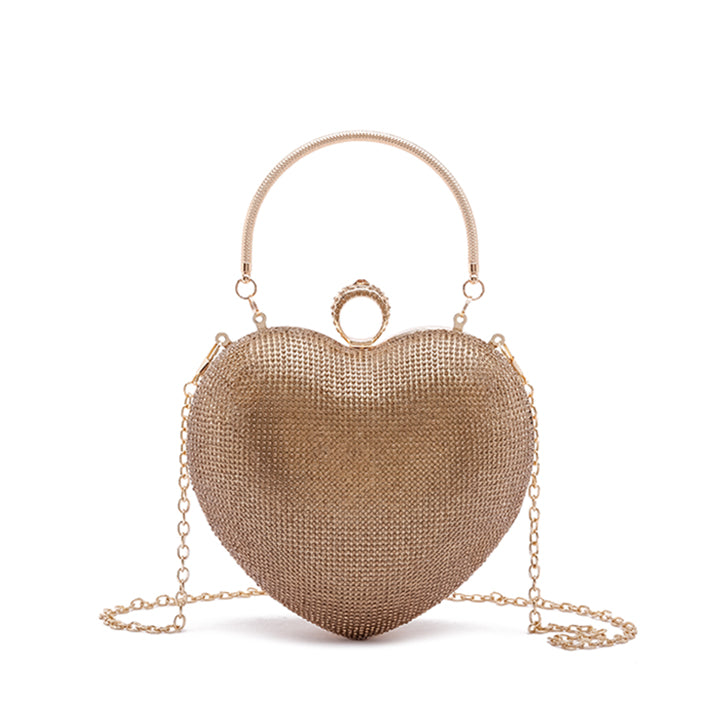 Rose Pink Heart Shaped Handbag | Pink Heart Pearl Strap Bag | Pink Heart  Zipper Bag – With Love Shop