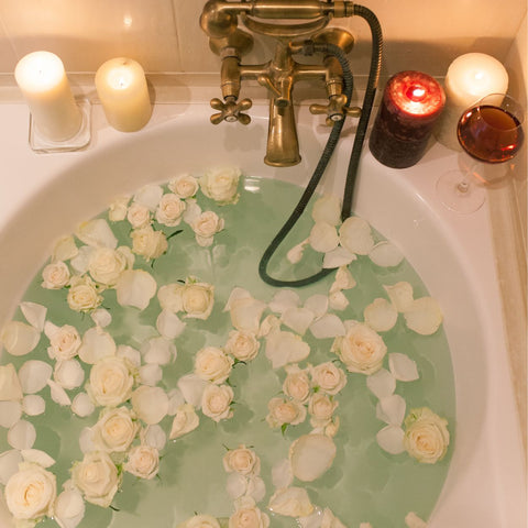 A relaxing bath