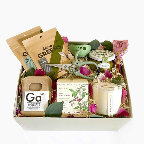 ekuBOX - Let Your Garden Grow Medium Gift Box with Microgreens.