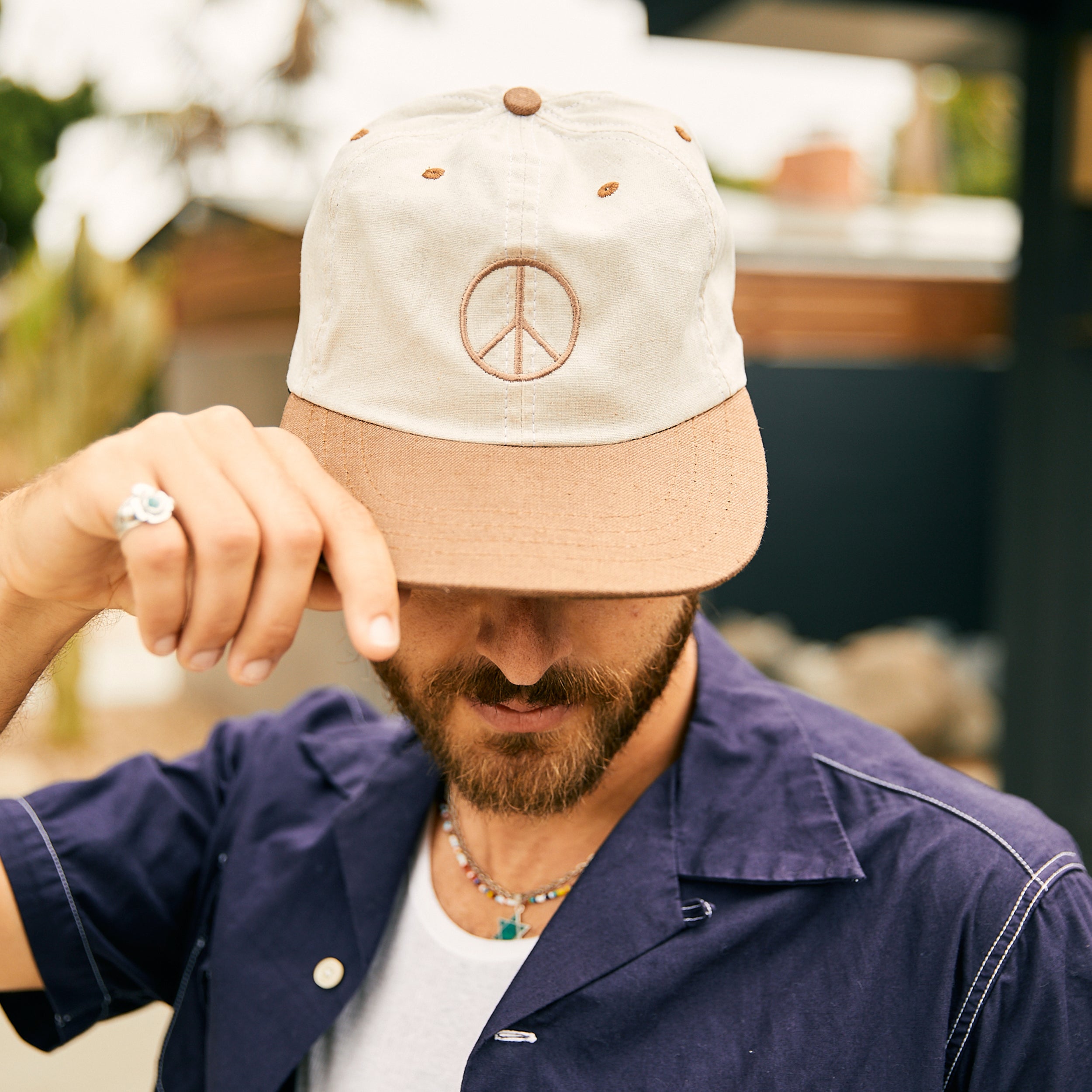 PEACEMINUSONE - PEACEMINUSONE PMO COTTON CAP #4 REDの+inforsante.fr