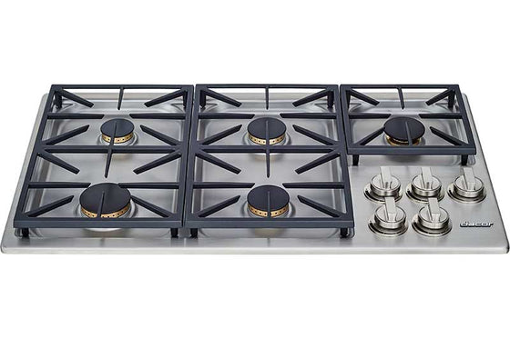 Dacor 36 Heritage Dual Professional Gas Cooktop 5 Burners