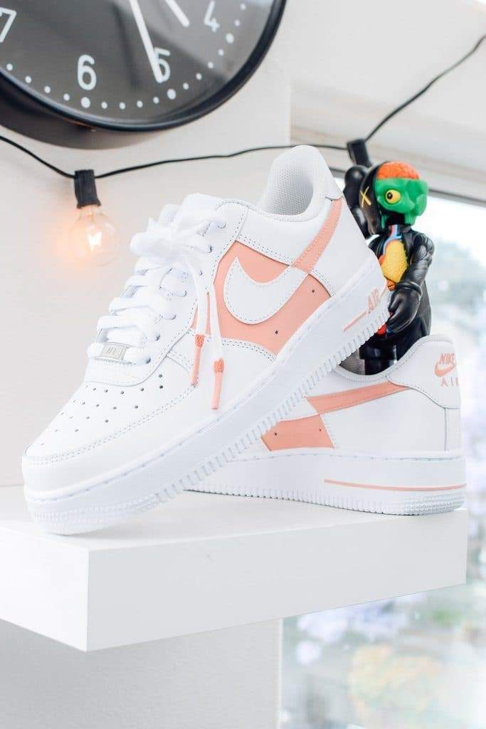 light pink air force 1s