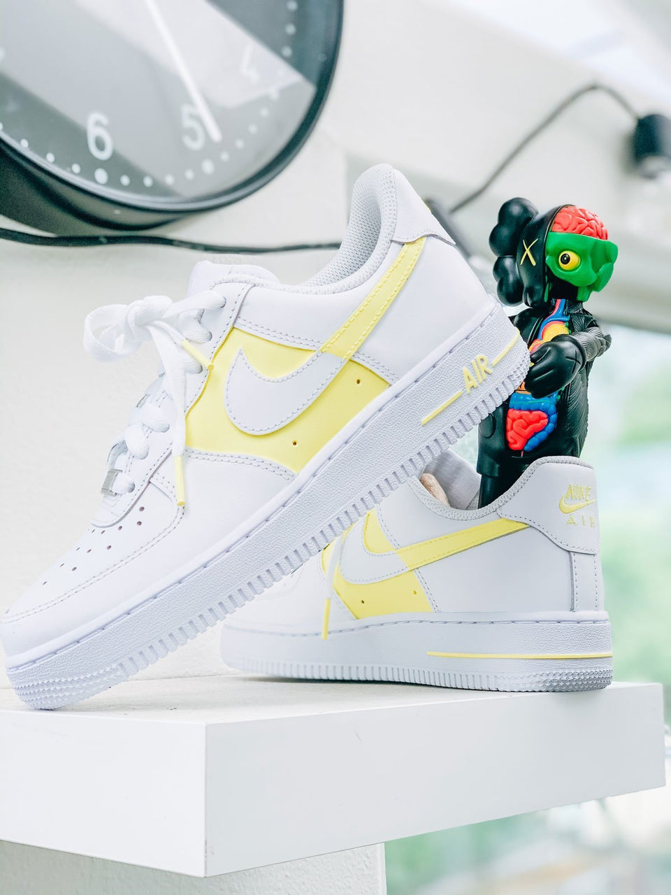 yellow custom air force 1