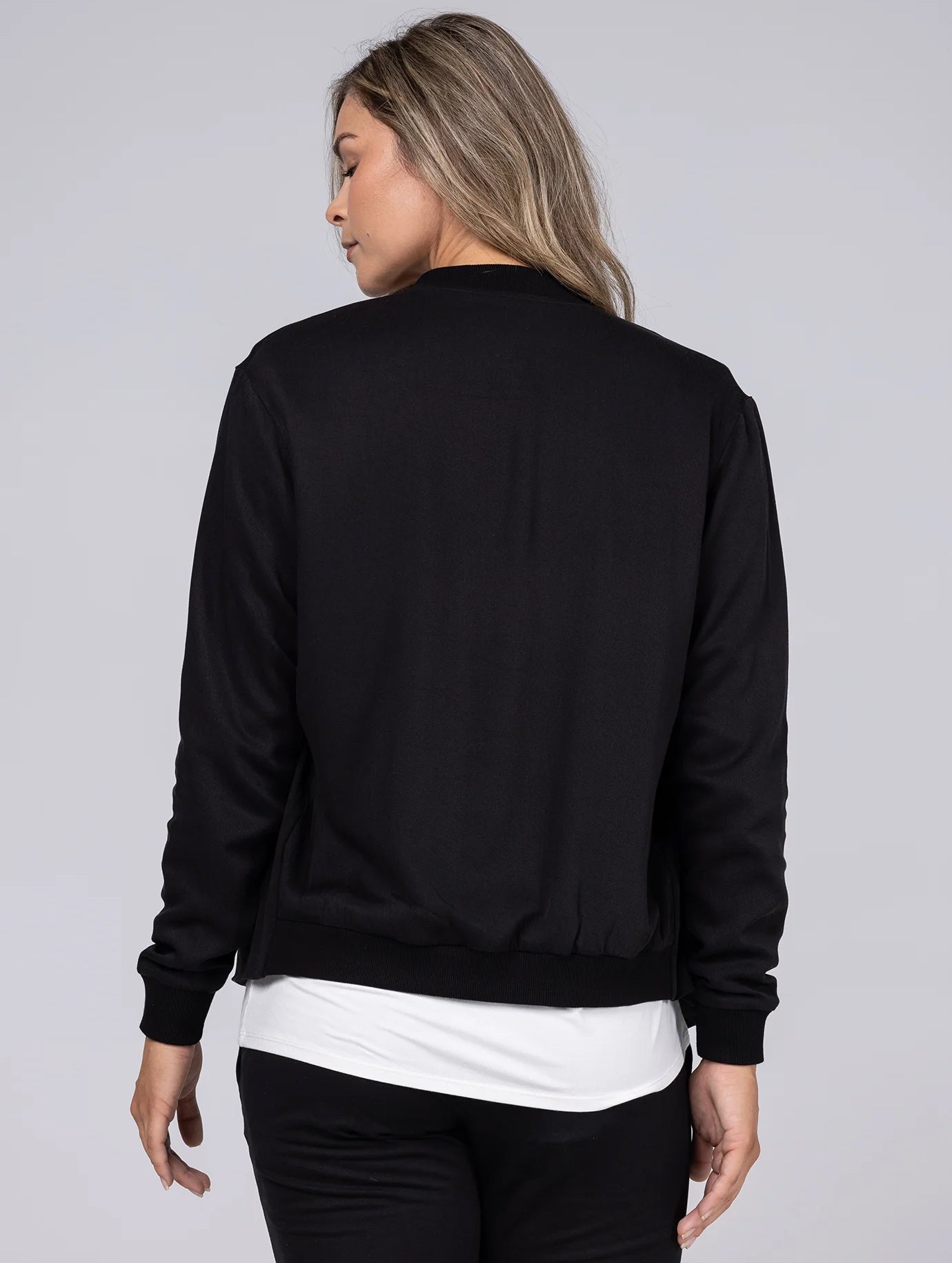 Organic Bomber Jacket - Nimbus Cloud