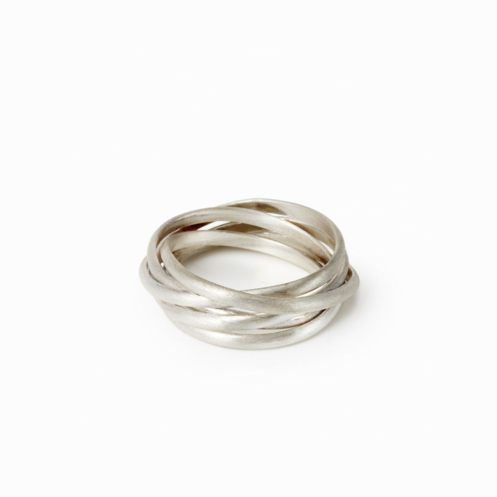 Cyclone Ring - Handcrafted in Sterling Silver – Elke Van Dyke Design