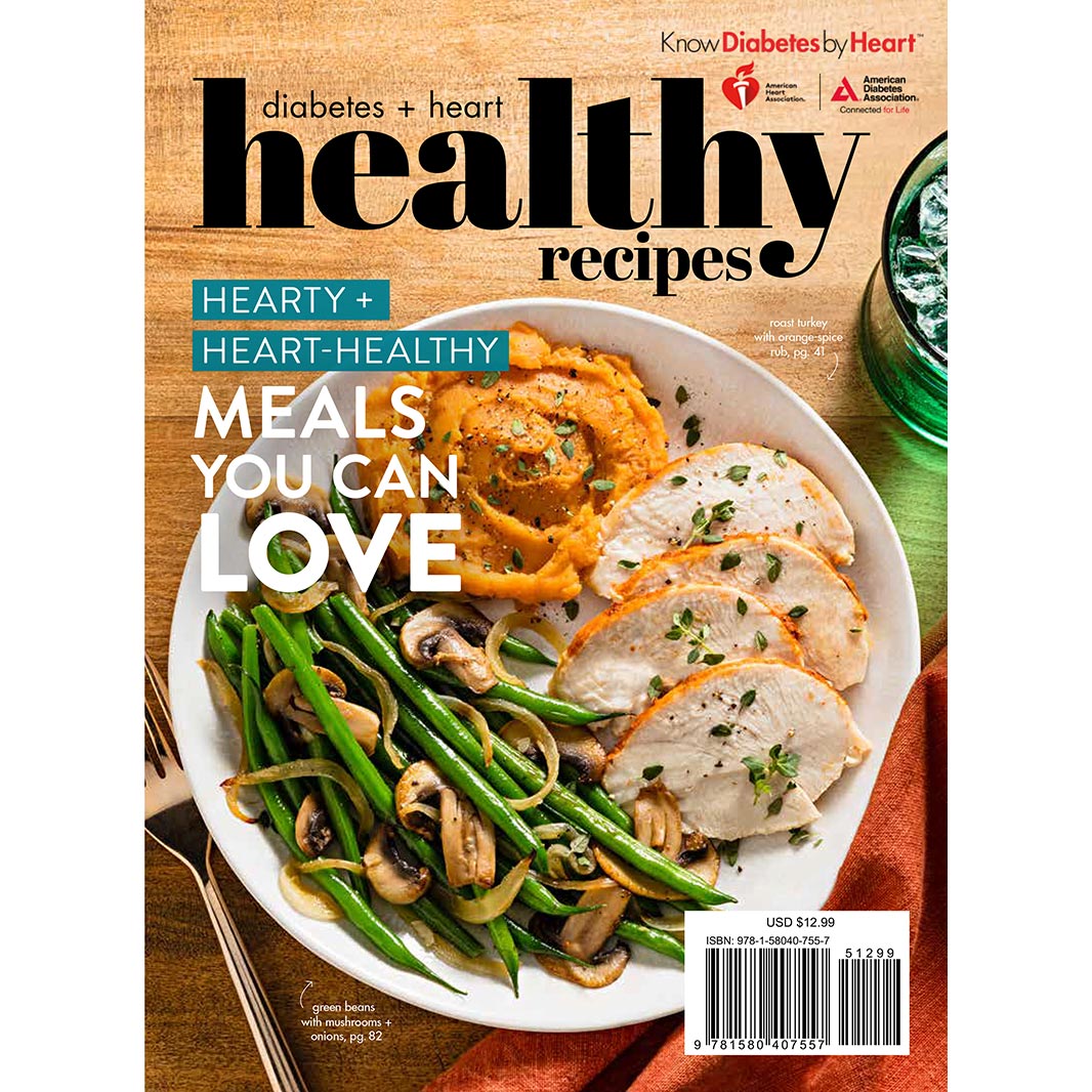 Diabetes + Heart-Healthy Recipes Bookazine - ShopDiabetes.org | Store from the American Diabetes ...