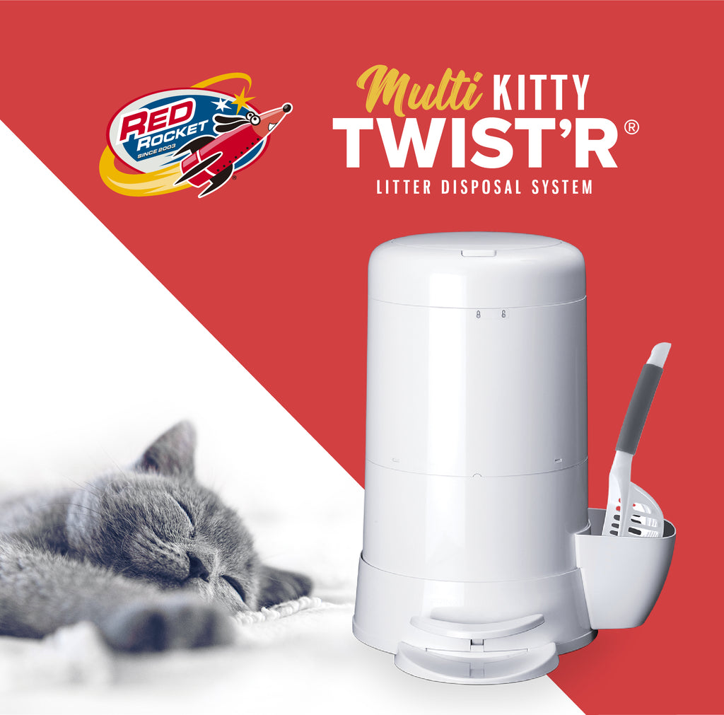 Multi kitty TWIST'R® Classic – Red Rocket