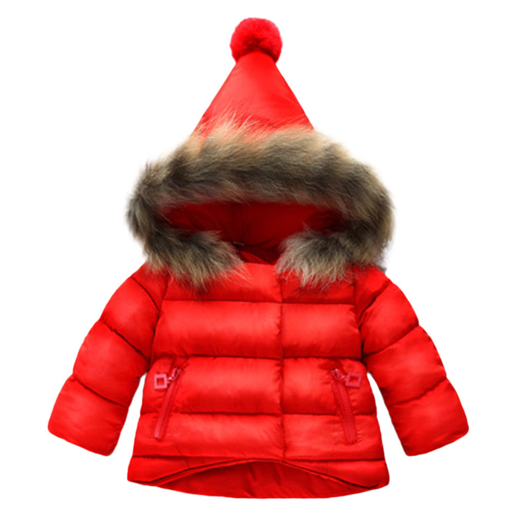 toddler jacket with fur hood