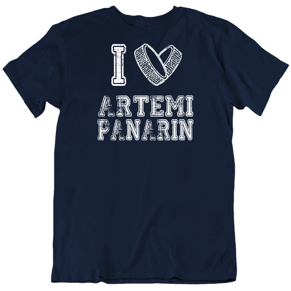 Artemi Panarin I Heart New York Hockey Fan T Shirt