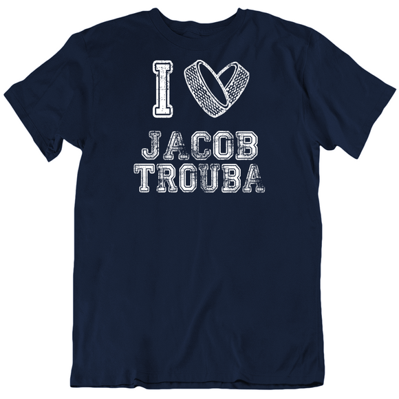 Jacob Trouba I Heart New York Hockey Fan T Shirt