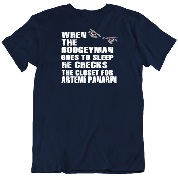 Artemi Panarin Boogeyman New York Hockey Fan T Shirt