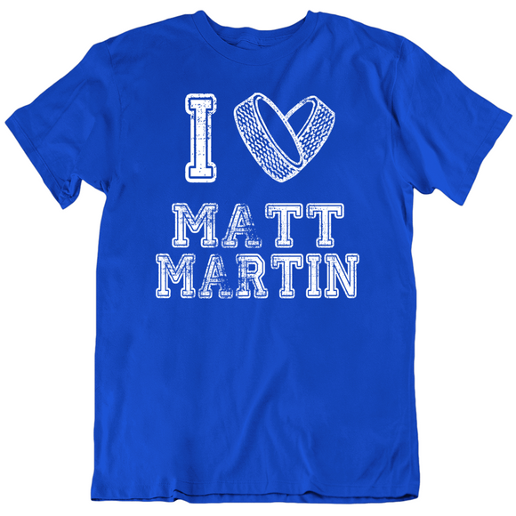 Matt Martin I Heart New York Hockey Fan T Shirt