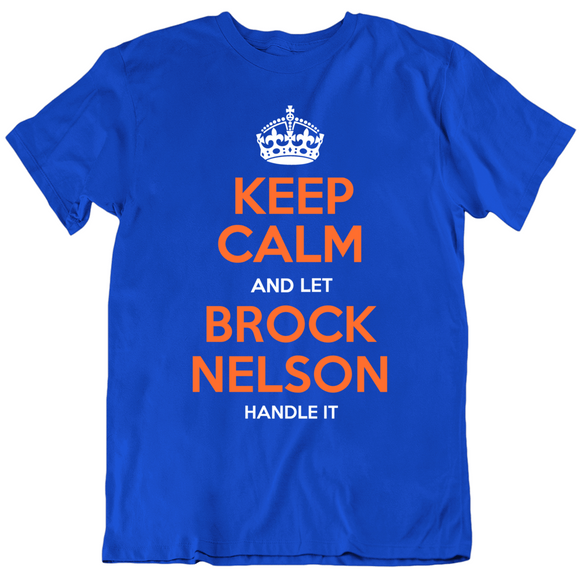 Brock Nelson Keep Calm Ny Hockey Fan T Shirt