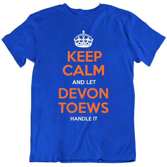 Devon Toews Keep Calm Ny Hockey Fan T Shirt