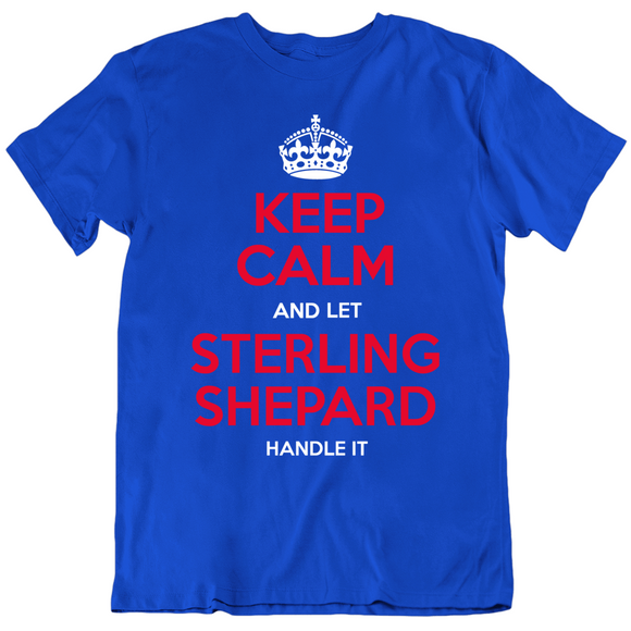Sterling Shepard Keep Calm New York Football Fan T Shirt