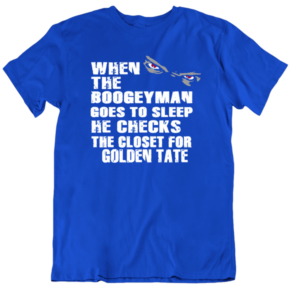 Golden Tate Boogeyman New York Football Fan T Shirt