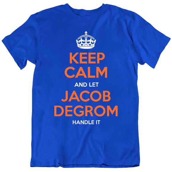 Jacob deGrom Keep Calm New York Baseball Fan T Shirt