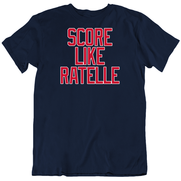 Jean Ratelle Score Like Ratelle New York Hockey Fan V2 T Shirt