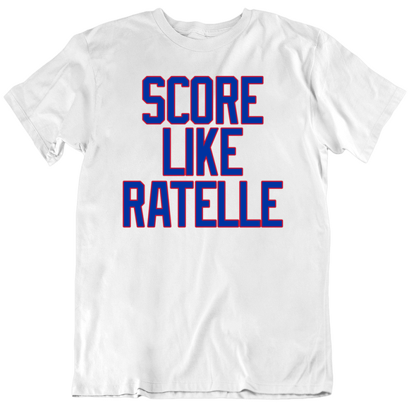 Jean Ratelle Score Like Ratelle New York Hockey Fan V3 T Shirt