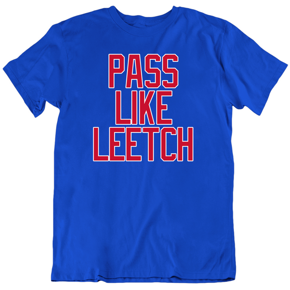Brian Leetch Pass Like Leetch New York Hockey Fan T Shirt