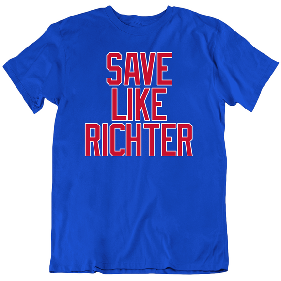 Mike Richter Save Like Richter New York Hockey Fan T Shirt