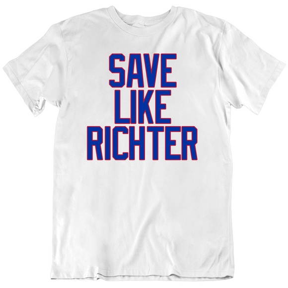 Mike Richter Save Like Richter New York Hockey Fan V3 T Shirt