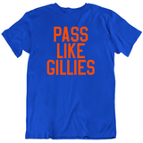 Clark Gillies Pass Like Gillies New York Hockey Fan T Shirt