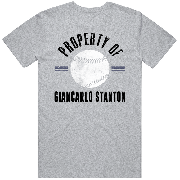 Giancarlo Stanton Property Of New York Baseball Fan T Shirt