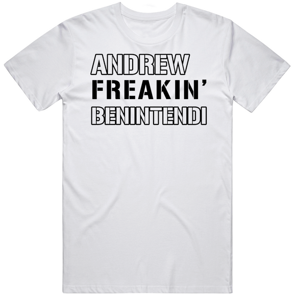 Andrew Benintendi Freakin New York Baseball Fan T Shirt