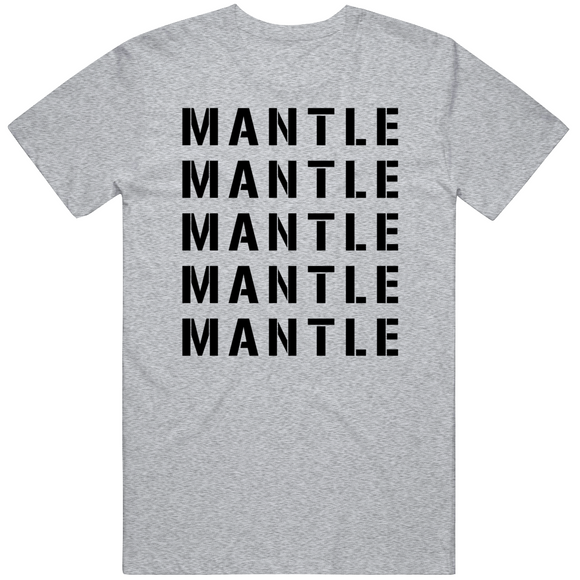 Mickey Mantle X5 New York Baseball Fan V2 T Shirt