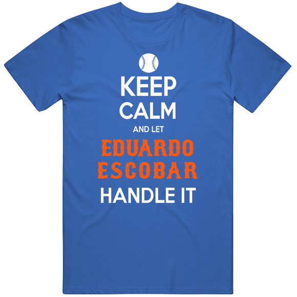 Eduardo Escobar Keep Calm New York Baseball Fan T Shirt