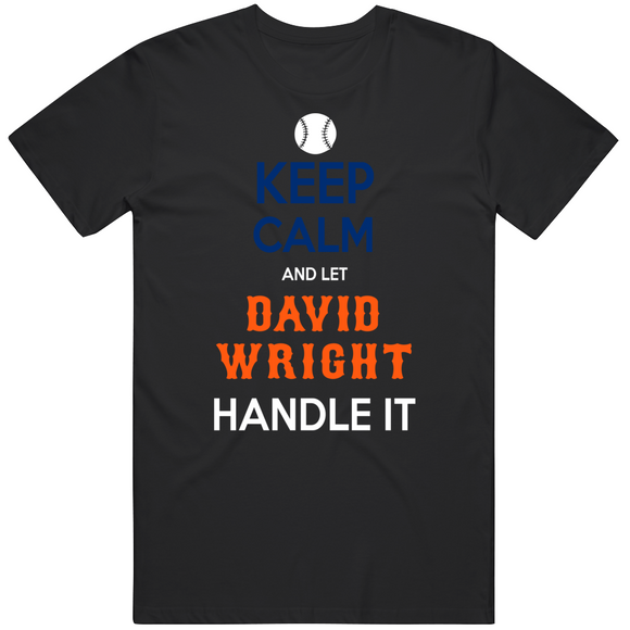 David Wright Keep Calm New York Baseball Fan V2 T Shirt