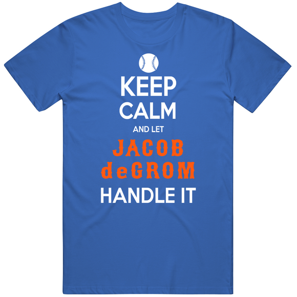 Jacob deGrom Keep Calm New York Baseball Fan V2 T Shirt
