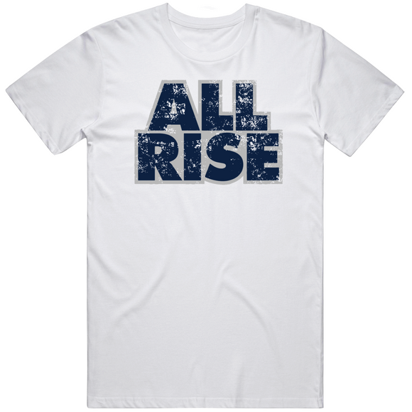 All Rise  Aaron Judge New York Baseball Fan Distressed T Shirt