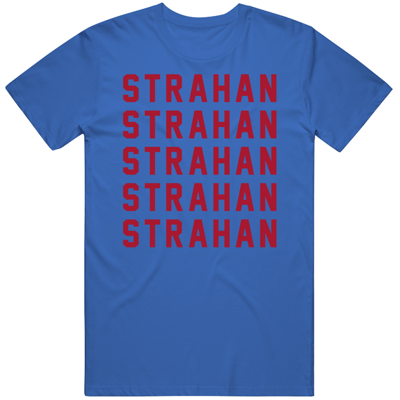 Michael Strahan X5 New York Football Fan T Shirt