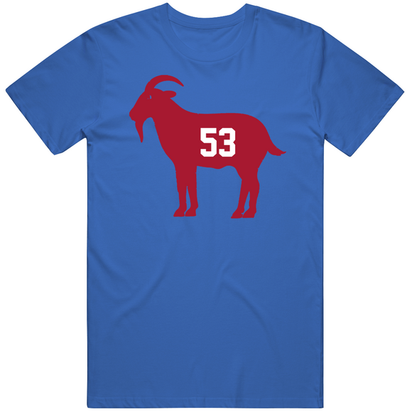 Harry Carson Goat 53 New York Football Fan T Shirt