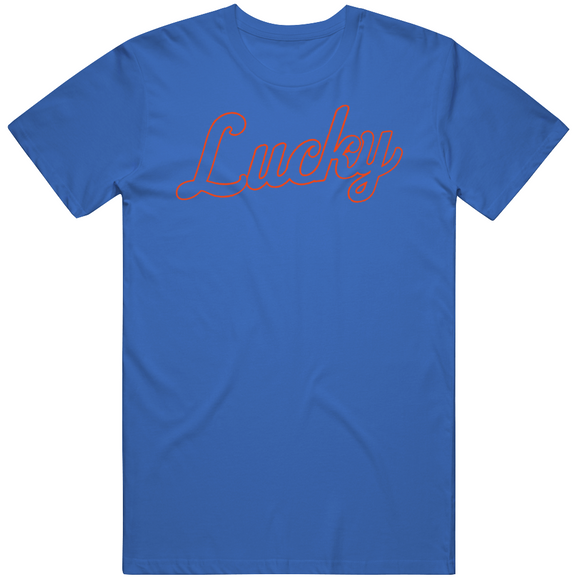 Lucky New York Baseball Fan T Shirt