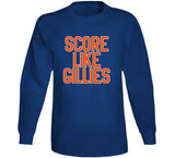 Clark Gillies Score Like Gillies New York Hockey Fan V2 T Shirt