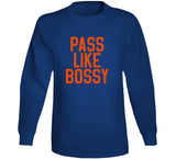 Mike Bossy Pass Like Bossy New York Hockey Fan T Shirt