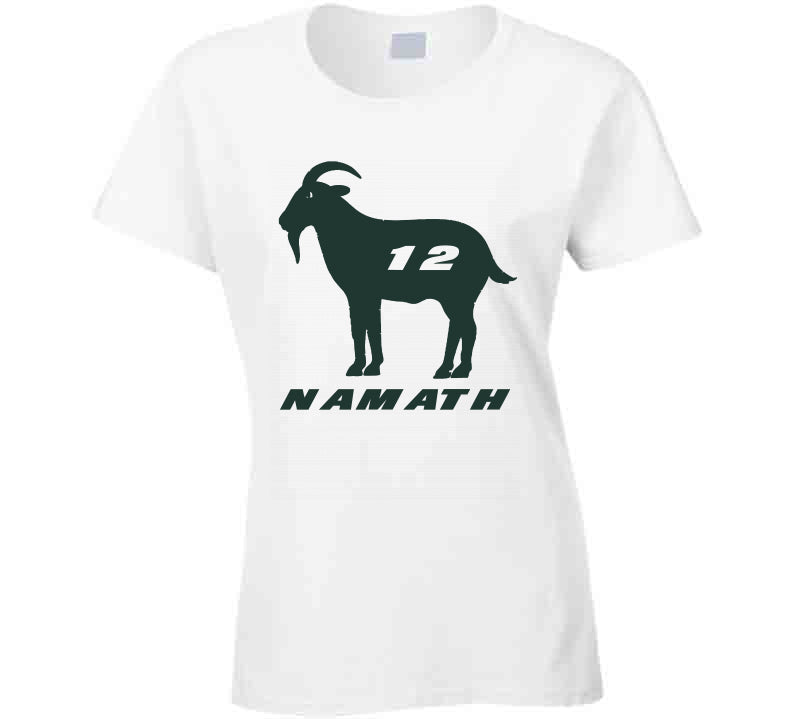 Joe Namath Goat 12 New York Football Fan V4 T Shirt – theBigAppleTshirts