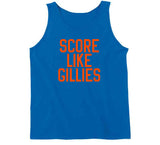 Clark Gillies Score Like Gillies New York Hockey Fan T Shirt