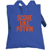 Denis Potvin Score Like Potvin New York Hockey Fan T Shirt