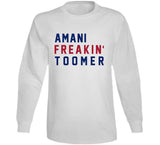 Amani Toomer Freakin New York Football Fan V2 T Shirt