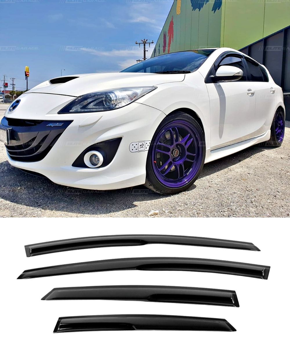 rain guards for mazda 3