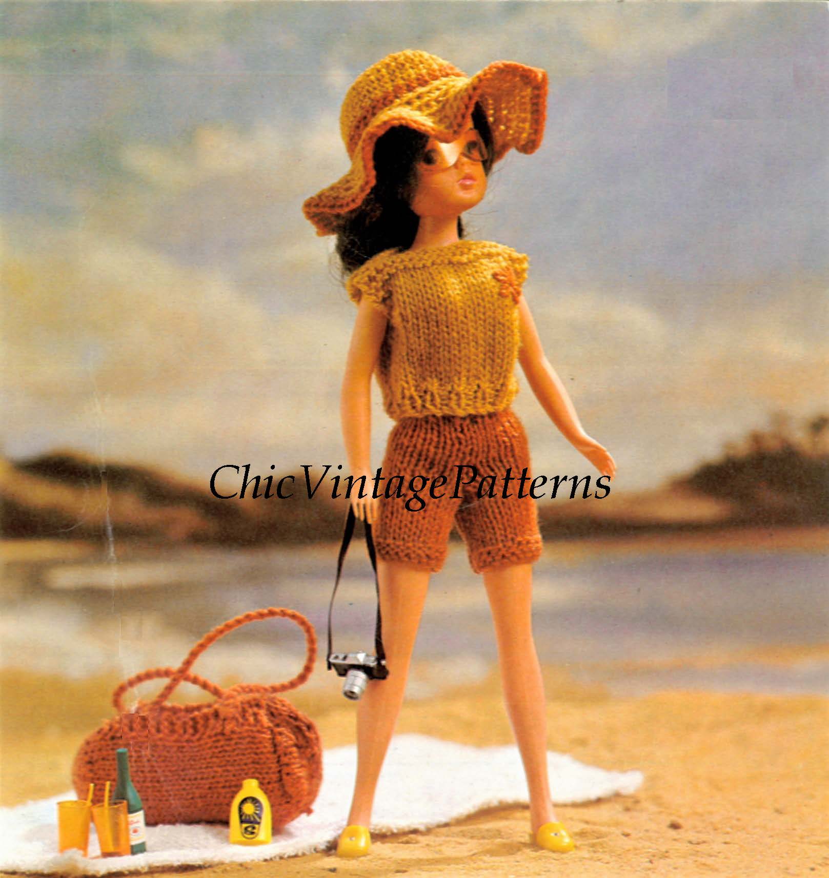 Vintage Sindy Doll Knitting Pattern Aerobics Outfit Fits Sindy Barbie and  Teenage Dolls Legwarmers and Leotard -  Canada