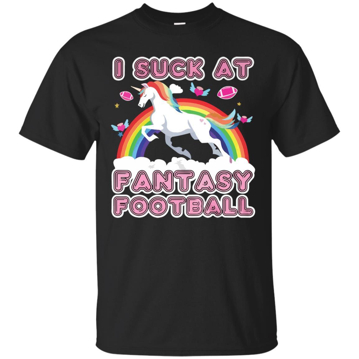 Buy I Suck At Fantasy Football Unicorn Shirt