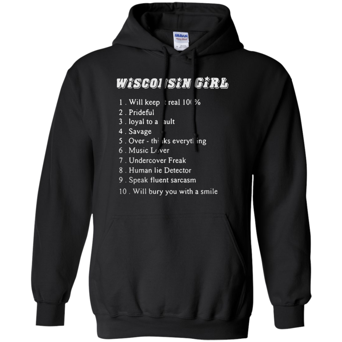 Order Wisconsin Girl Will Keep It Real 100% Prideful - Tula Store Shirts