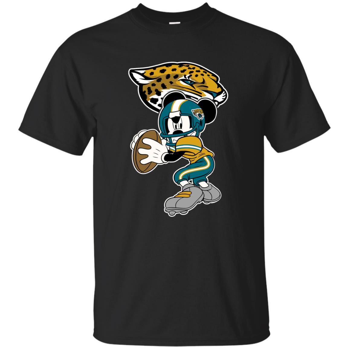 Check Out This Awesome Nfl Football Mickey Jaguars Fans Mashup Classic T-shirt